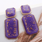 Torba Accessories Earrings Purple Big Elegant